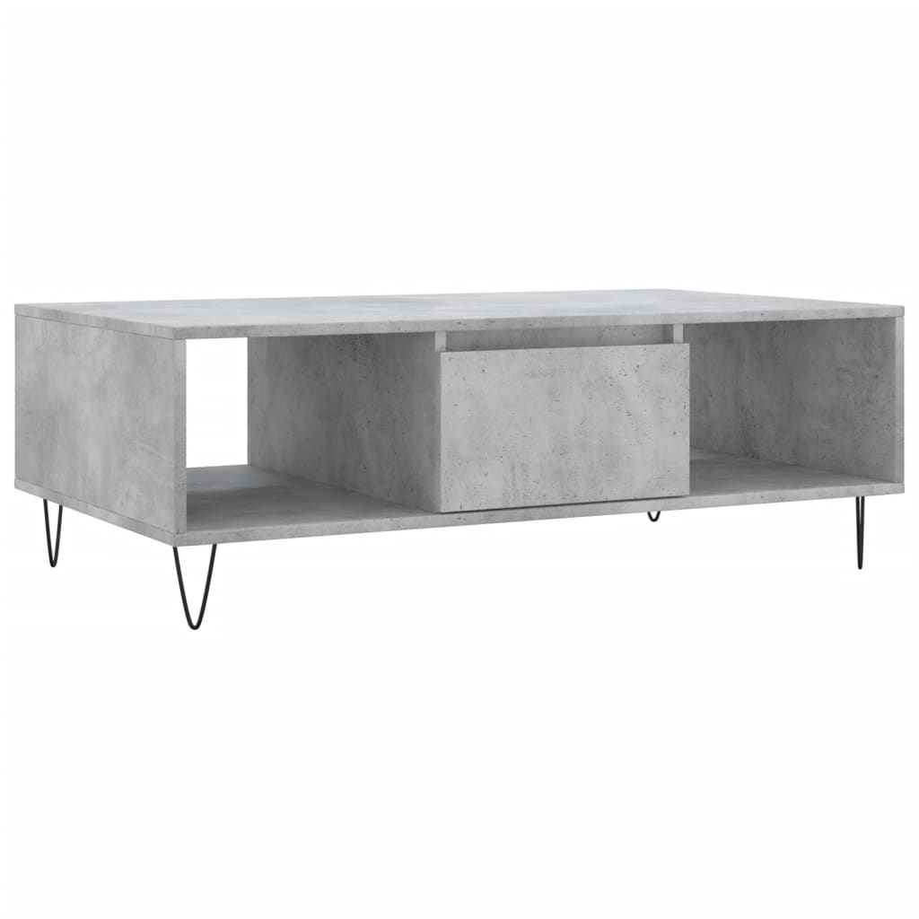 Coffee Table, Concrete Grey, 104x60x35 Cm