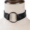 Steampunk Ring Necklace Foreign Trade Props Jewelry Pu Leather Street Shot Nightclub Clothing Accessories Gifts Retro