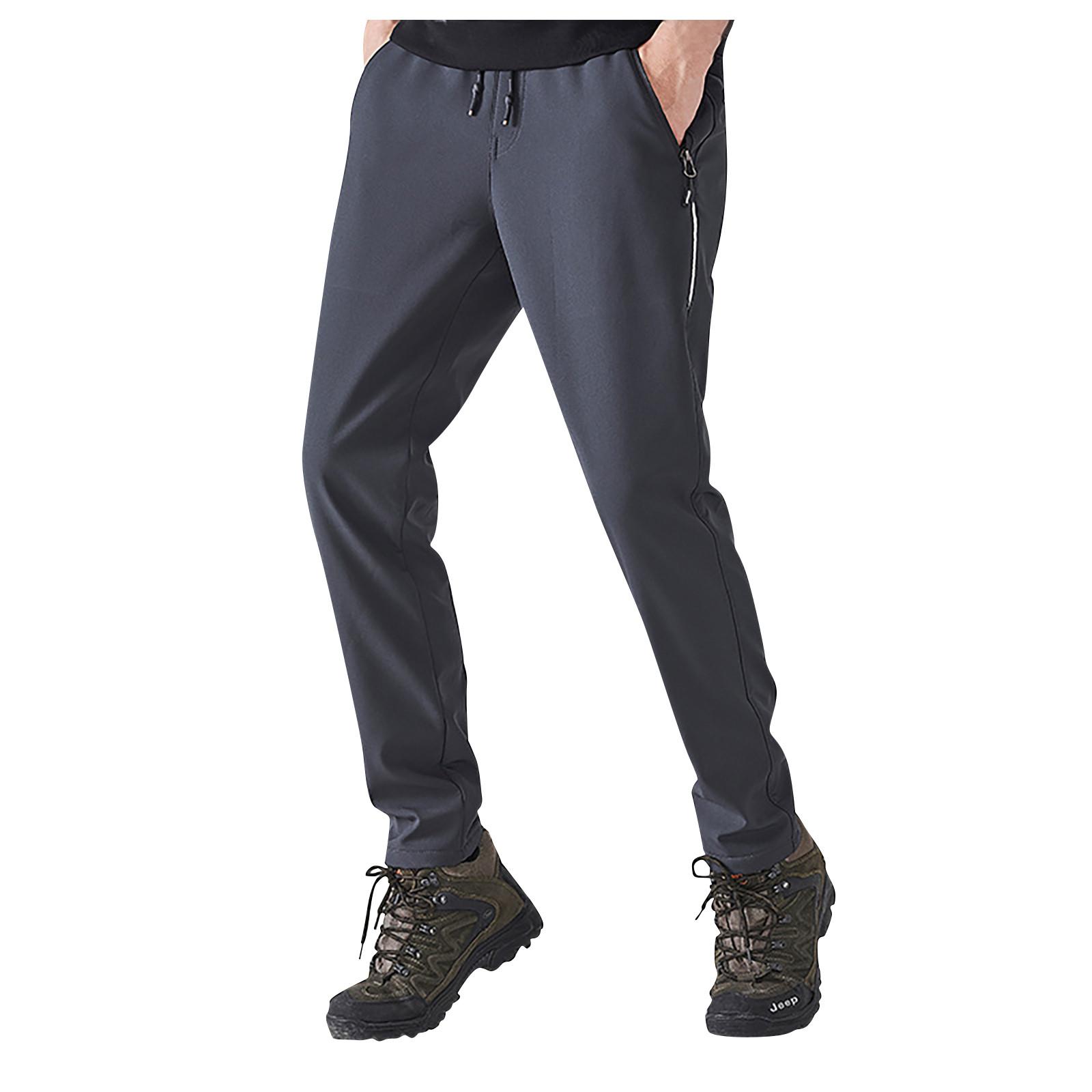 

Men s Thermal Sweatpants Plush Thickening Cotton-padded Trousers Casual Pants Trousers XXXXXL