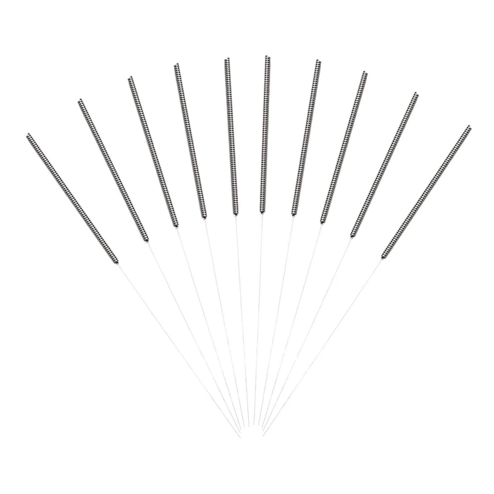 

Kit Cleaning Needle 10 Pcs Flexible Metal Material Plastic + Stainless Steel 0.2/0.25/0.3/0.35/0.4mm 100% Brand New