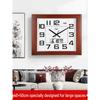 Jinyun Silent Square Electronic Wall Clock