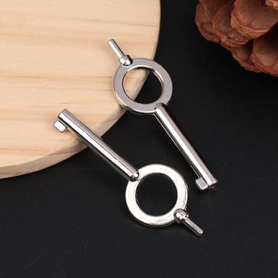 NEW Universal Handcuff Key Set 2pcs, American Style Flat Key for Law Enforcement Cuffs, Special Lock Keychain for Emergency Use