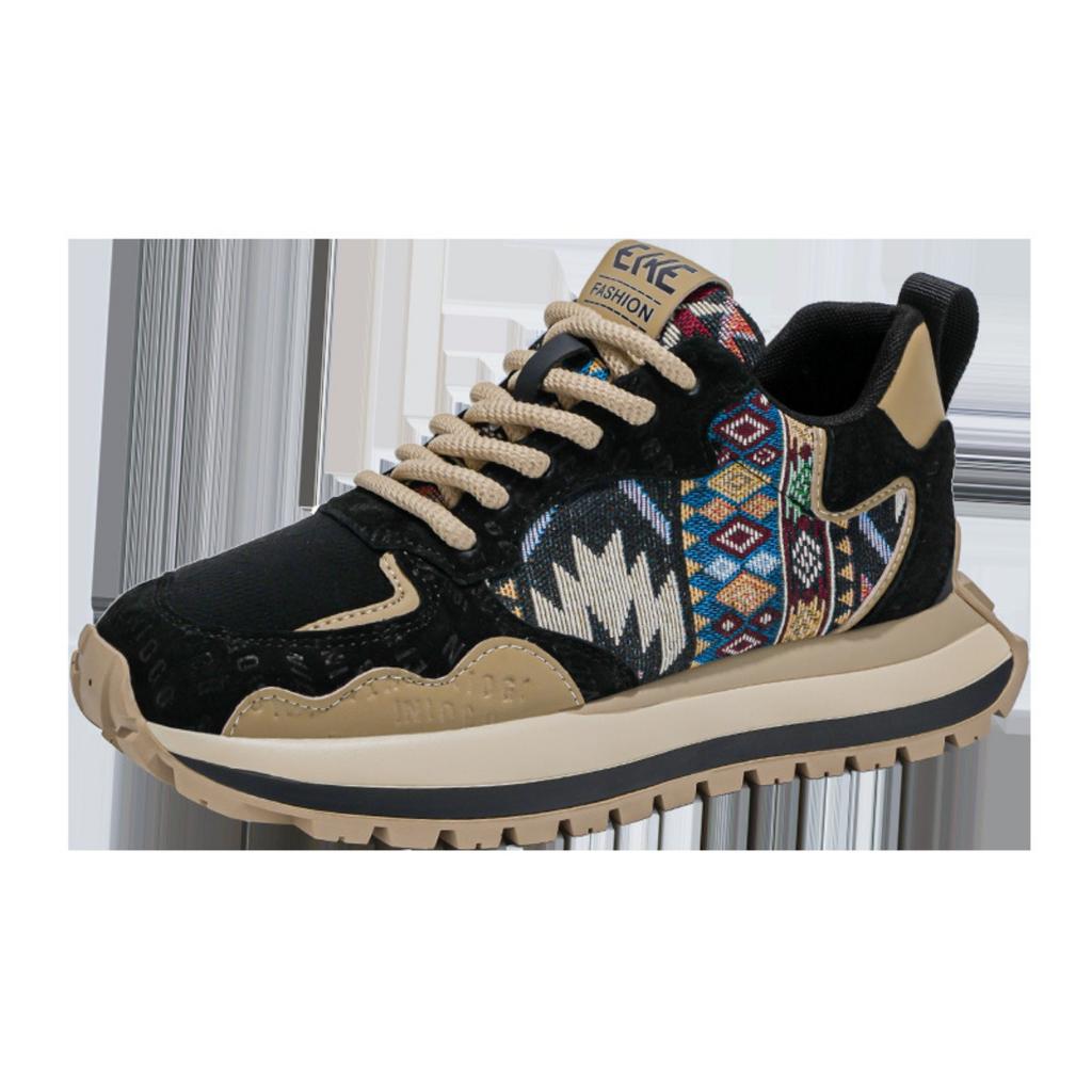 Men's Shoes, Height Increasing, Casual, Sports Shoes, Teenagers, Leather Surface, Thick Sole, Dad's Trendy Shoes