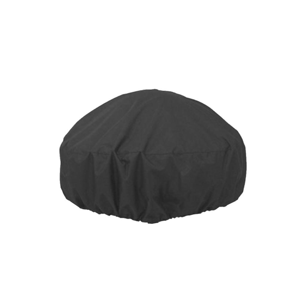 

Чехол для костра, защитный козырек для гриля, барбекю, садовый козырек от солнца, регулируемые эластичные чехлы для мебели, шнур для подгиба 85x40cm