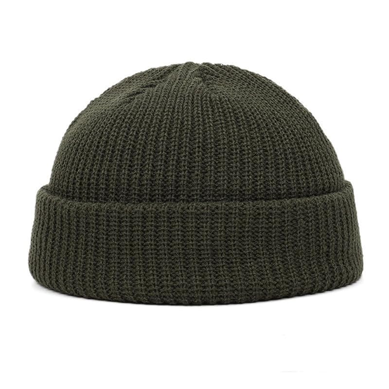 

[RUNQIU] knit hat men s winter short watch cap snowboarding hat knit hat beanie hat knit watch Shallow cold weather hat acrylic plain soft warm