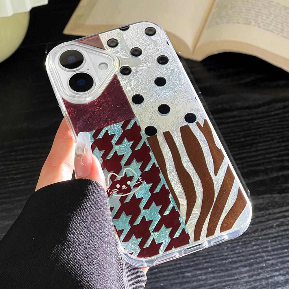 Phone Case for iPhone 11 13 16 Pro Max iPhone 14 15 Pro Max 12 13 Pro Max 16 Plus  13 Pro 14 Pro Glacier Pattern High-grade Color