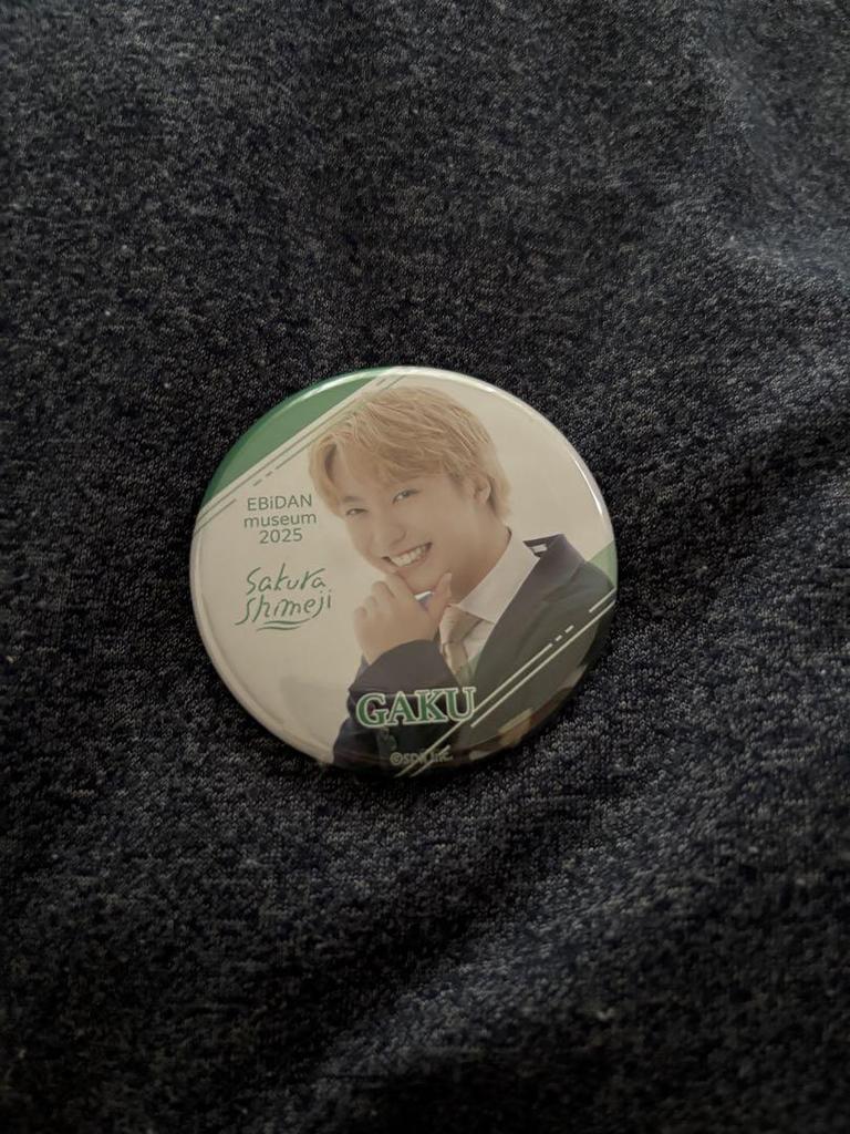 [USED] EBiDAN Museum 2025 Sakura Shimeji Postcard & Button Badge