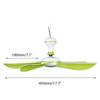 5 Leaves Anti Mosquito Ceiling Fan Mini Energy Saving Electric Brushless Motor Battery Ceiling Fan with Switch Plastic