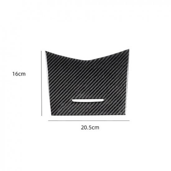 Carbon Fiber Interior Center Storage Cover Trim For Honda Accord Sedan 2003-2007