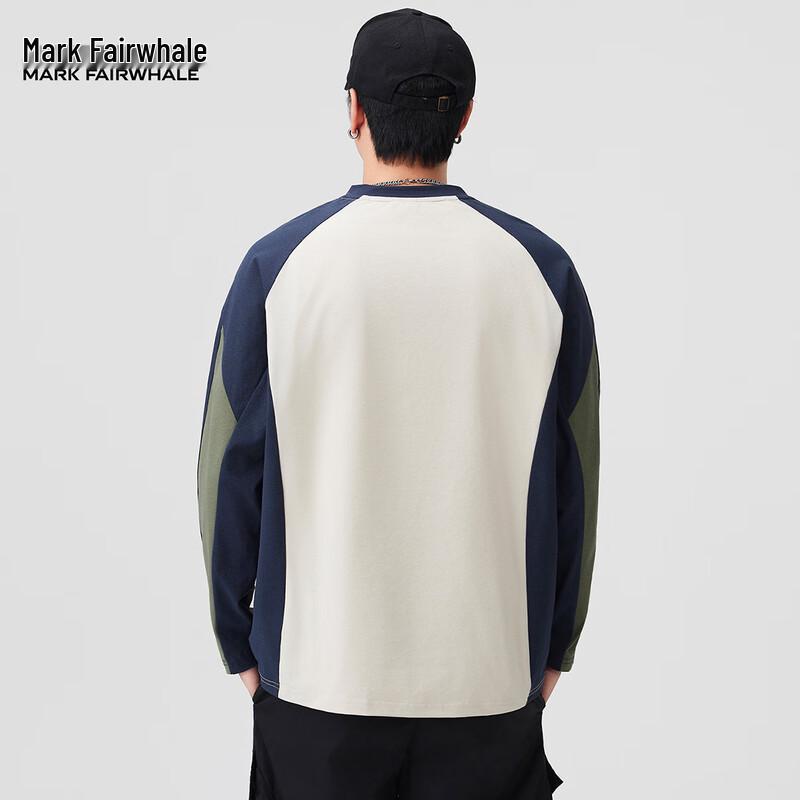 Mark Fairwhale Men's Contrast Long-Sleeve T-Shirt