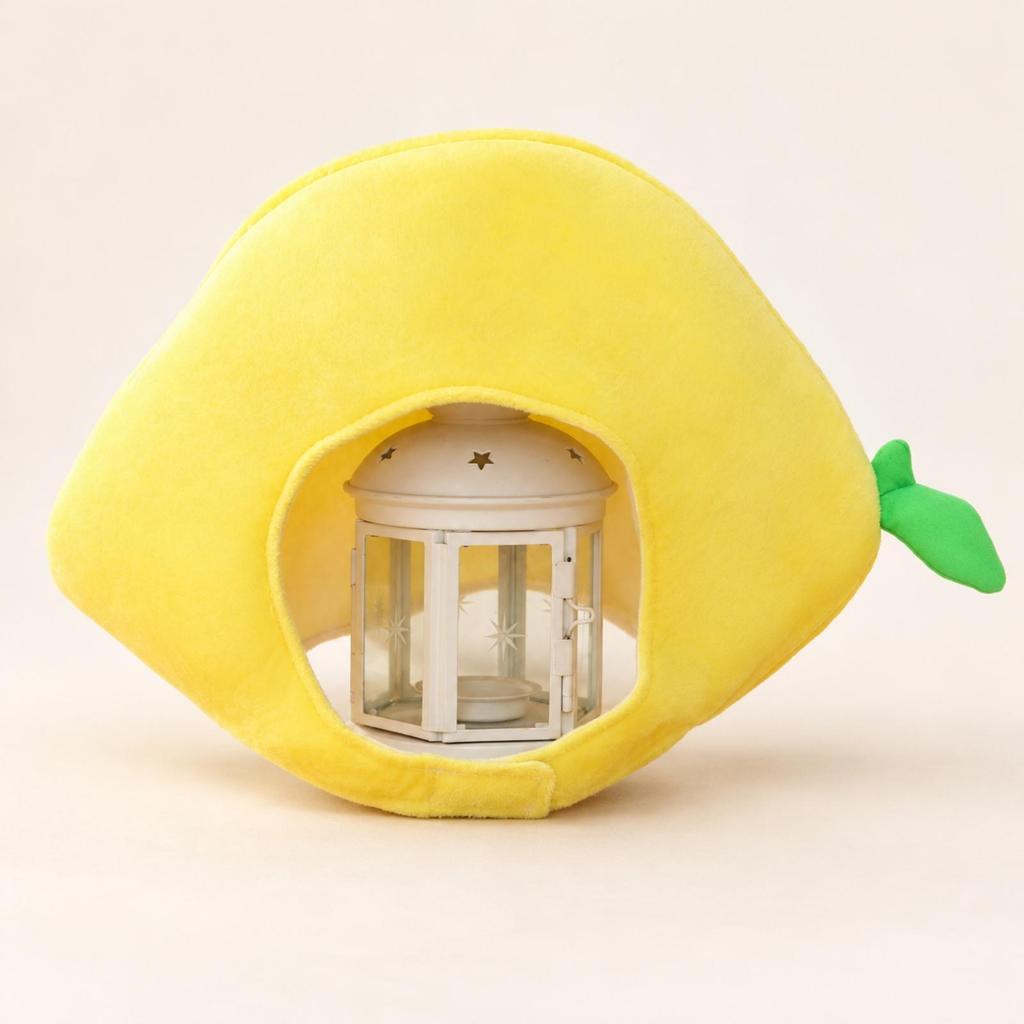 Soft Lemon Headpiece Lightweight Costume Hat Comfortable for Photo Shoots
