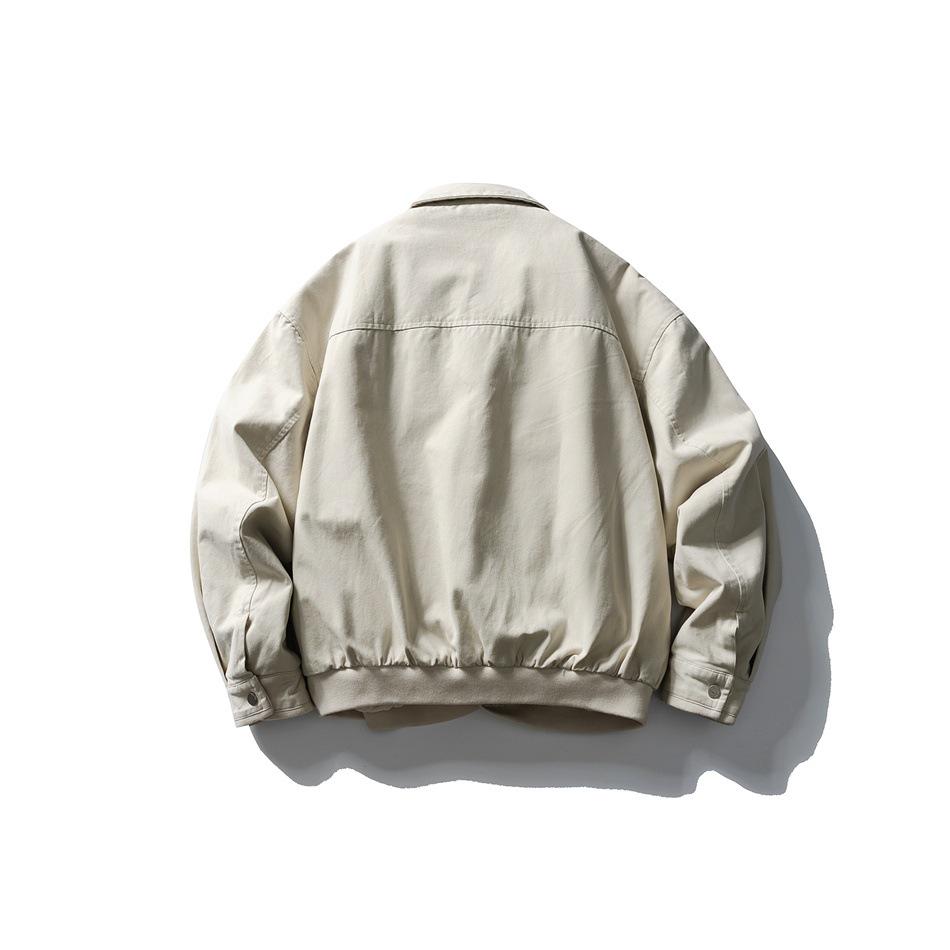 SKRSANYU Men's Retro Cotton Lapel Workwear Jacket - SYM1033