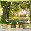 Bedroom Decor Aesthetic Tapestry Nature Scenery Forest Home Decor Aesthetic Living Room Backdrop Decor Wall Hanging Mantel Mesa