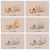 Exquisite Small Size Temperament Heart Brooches Pins For Women Lady Bow Knot Simplicity Flower Suit Clothing Accessories Gift