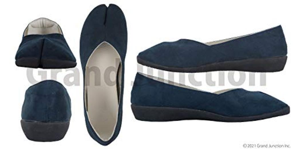 Tabi Shoes Made In Japan Pumps Suede Lightweight Kurashiki tabiRela MARY MRG013 Red 22cm [Margo] [Marugo] [Tabilira Marie] Slip-on TBR-M002 Women's