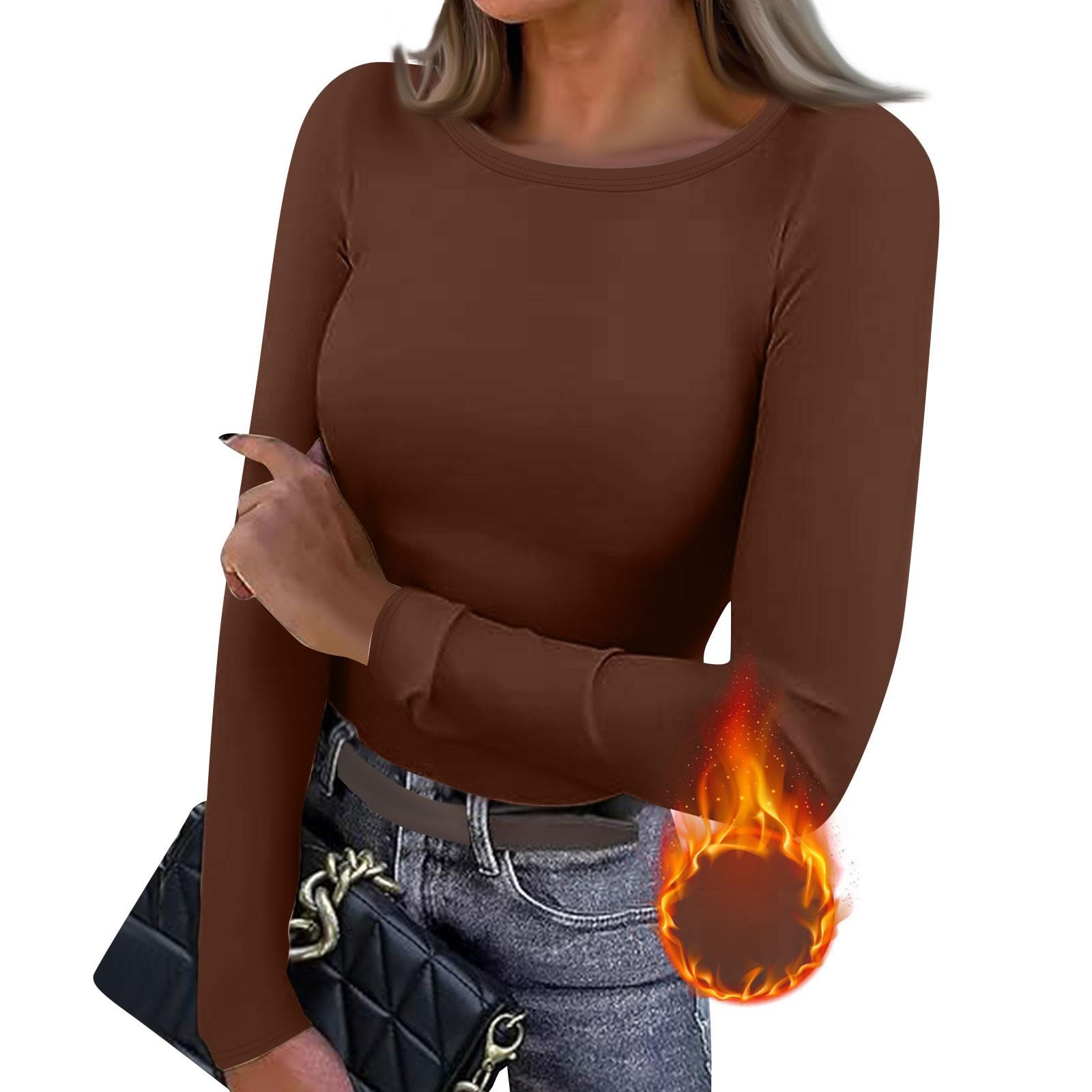 

Женская осенне-зимняя футболка с зауженным низом, модный повседневный однотонный свитер с V-образным вырезом и длинными рукавами S кофейный