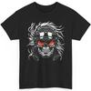 Biker Skull T Shirt Motorcycle Helmet Graphic Tee Goggles Vintage Rider Top