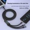 120W Super Fast Charging 3-in-1 Cable with Digital Display for Apple, Huawei, OPPO