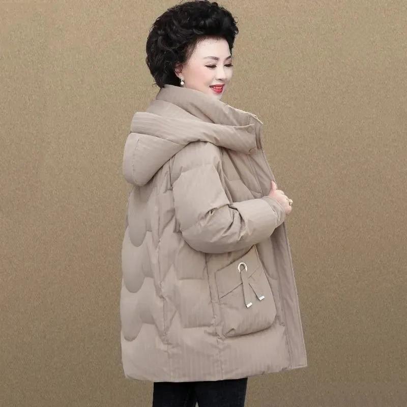 Windproof Padded Jacket Women's Winter National Style Western Style Loose Padded Jacket Women's Thick Padded Jacket