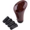 [Replacement] Universal Walnut Wood Grain Car Gear Shift Knob Head Shifter Lever Stick Knob Sleeves with L Tool Interior Accessories