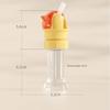 With Straw Lid Beverage Water Bottle Cap Spill-Proof With Storage Box Water Bottle Lid Dustproof Anti Choking Drinking Tube