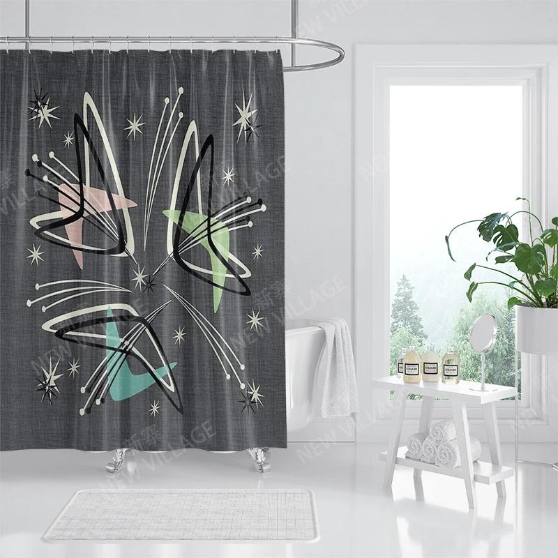 Waterproof Fabric Shower Curtains Bathroom Curtain Accessories Bath Curtain for Shower 180x200 240*200 Boho Decoration Abstract