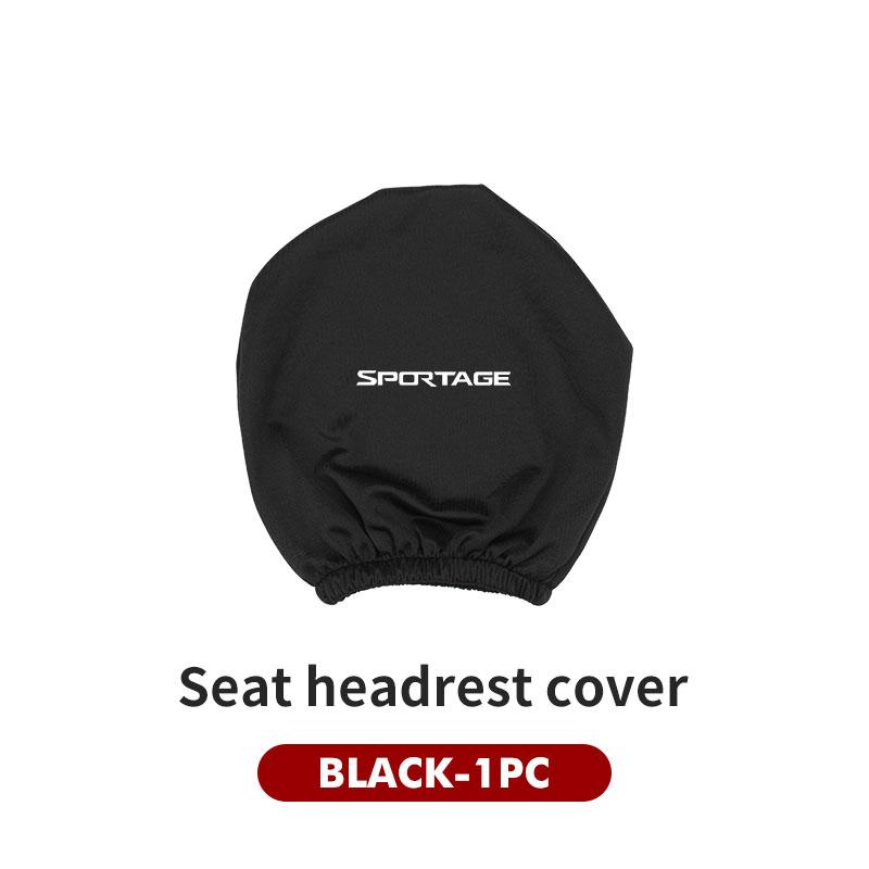 2pcs Car Seat Headrest Elastic Protective Pillow Cover Sticker For KIA Sportage Ceed Sorento Niro Cadenza Proceed Sephia
