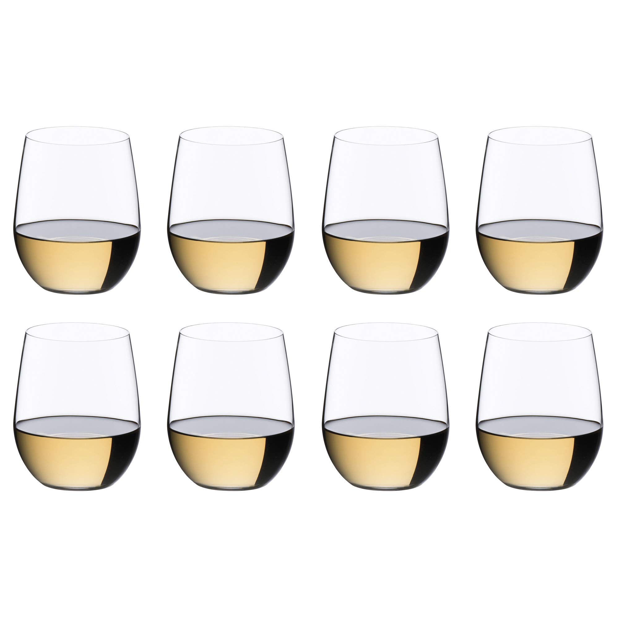 

Authentic RIEDEL White Wine Glasses, Set of 8, Riedel O Viognier/Chardonnay, 320ml, 0414/05-8