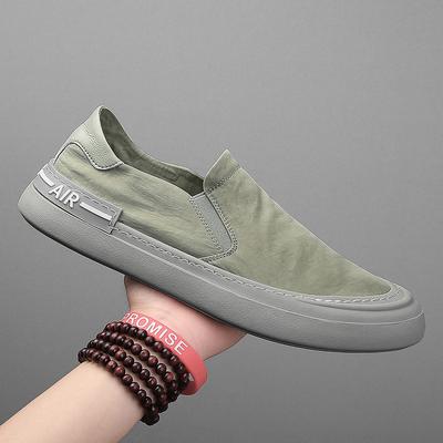 Mode 2024 Été Baskets Homme Tissu Soie Glacée Léger Chaussures Décontractées Homme Respirantes Marche Chaussures Plates Homme Mocassins Zapatillas Hombre
