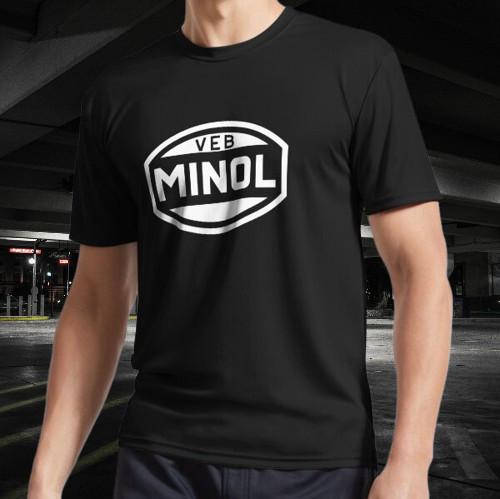

VEB Minol logo (original in white) Active T-Shirt Funny Size S to 5XL 4XL