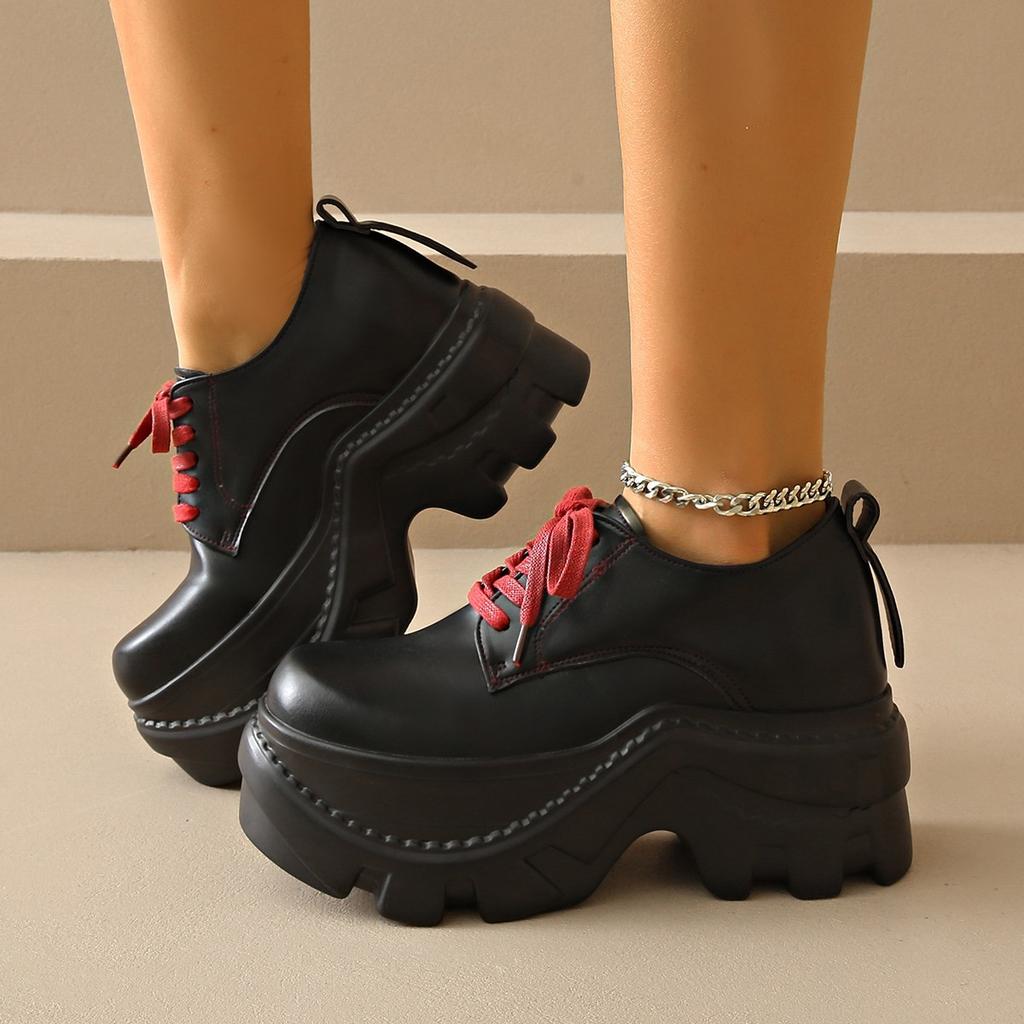 Fashion High Heels Women Sport Shoes Platform Designer Sneakers Casual Woman Mary Jance Shoes 2025 Autumn Fashion New Chaussure Femme