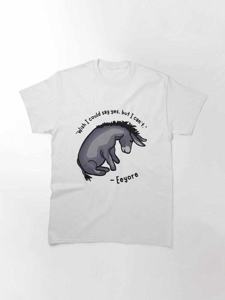 Sad Eeyore Winnie The Pooh Classic TShirt Unisex Style S