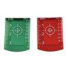 2Pcs Red/Green Laser Level Target Board Magnetic Double Scale Line Beam Distance Plate Multi-purpose Reflective