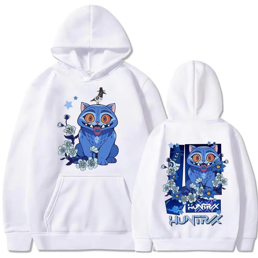 K-Pop Demon Hunters Derpy Tiger Printing Hoodies Fashion Cool Harajuku Hooded Autumn Winter Sweatshirt Men Women Casual Pullover