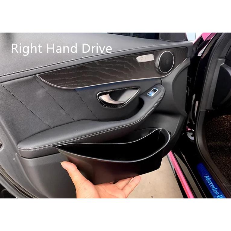 For Mercedes Benz New C GLC Class 2016 2017 2018 X253 C253 W205 C205 Car Door Storage Box Tray Organizer Interior Accessories