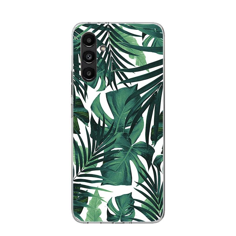 Summer Tropical Plants Green Leaf Phone Case For Samsung Galaxy A16 A26 A36 A56 A15 A14 A13 A55 A54 A53 A35 A34 A33 A25 A24 A23