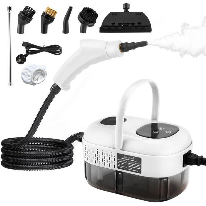 TTLIFE Portable Steam Cleaner 2500W, 1100ML High Pressure Steam Cleaner with 3 Brush Heads, Hand Steam Cleaner