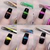 Cat's Eye Nail Polish Glue Burst Colorful Glass Beads Small Light Bulb High Density Spar Nail Polish