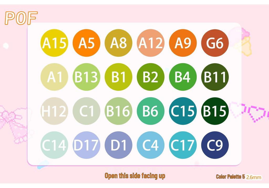 Pinbeads Fusion Beans Refill Pack: All-Color Series, 1000 Beads (2.6mm) for DIY Puzzle Crafting