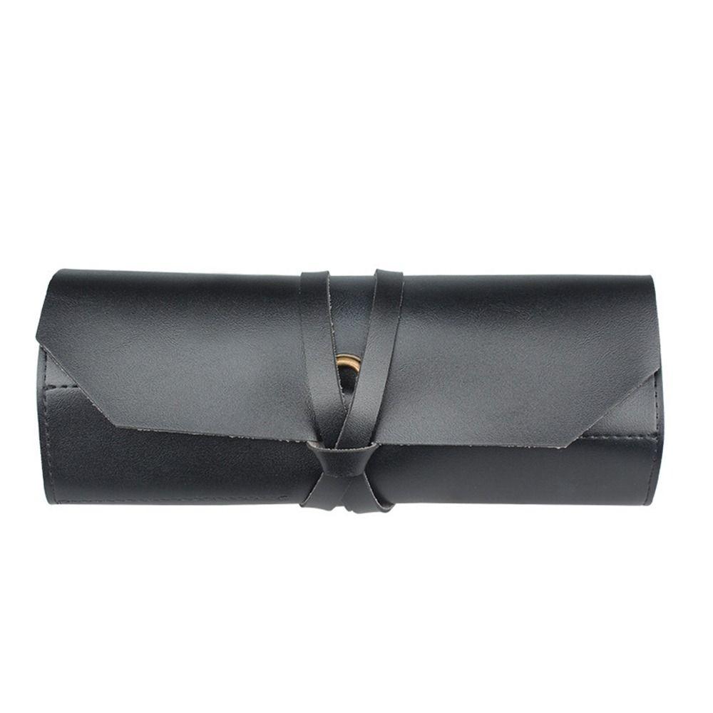 Case Wrench Storage Bag Carry Tool Organizer Leather Folding Bag Tool Storage Bag Tool Roll Up Bag