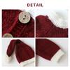 VNGOLERRY Santa Costume for Baby Knit Romper Hat Christmas Photo Commemorative Photo Baby Shower Newborn Sleeping Position Art Newborns, & Set, Prop,