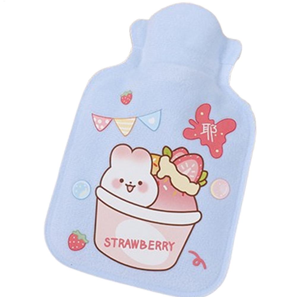 250ml Hot Water Bottle Cute Hot Water Bag Winter Hand Feet Warmer Hot-water Bag for Menstrual Cramps Neck and Shoulder Relief