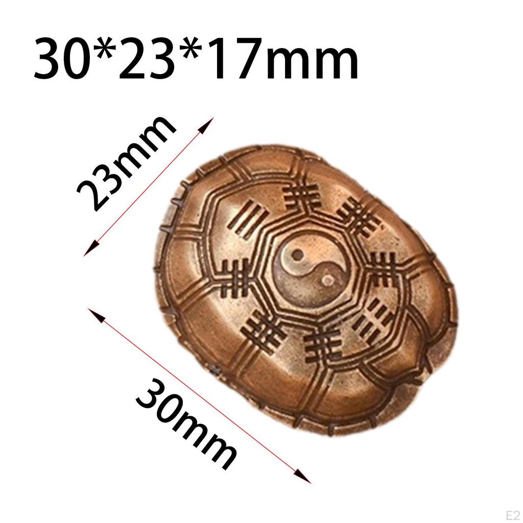 Mini Turtle Shell Figurine Pendant Good Luck Keyring Accessories Creative Small