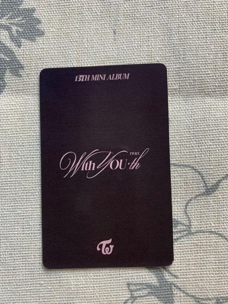 [USED] TWICE with Youth Nayeon Limited Pre-recorded Trading Card