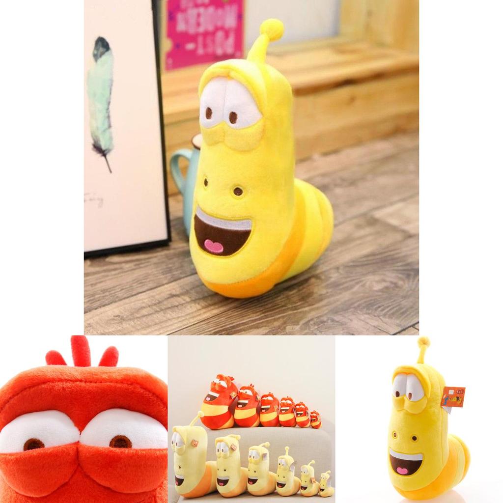 Adorable Korean Anime Fun Insect Slug Creative Larva Soft Plush Toys For Collectors