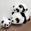 TreasuringU Double-Sided Flip Panda Toy Red Panda Transform Plush Doll 2-in-1 Raccoon Flip Change Transform Panda Pillow Gift
