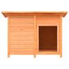 vidaXL Dog House Solid Pine and Fir Wood 120x77x86 cm