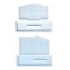 Molde de Resina para Porta-Retrato Trapézio Silicone Epóxi para Fundição, Molde de Porta-Retrato Cristal para Artesanato DIY, Decoração de Mesa