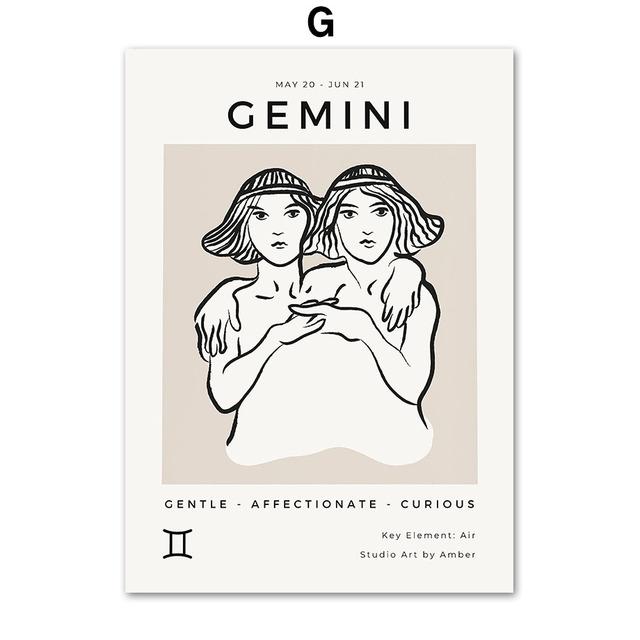 Vintage Abstract Matisse Picasso Coral Sun Nordic Poster and Prints Wall Art Canvas Painting Wall Pictures for Living Room Decor No Frame