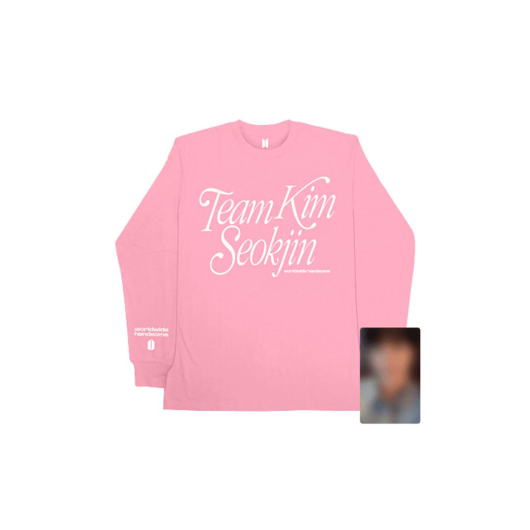 

[USED] BTS Jin Long T-Shirt Pink L Size
